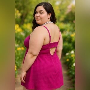 Wild Fable Magenta Sleeveless Top